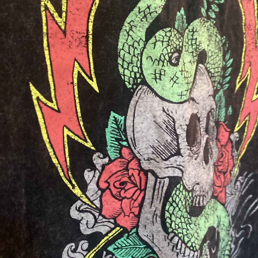 Poison Crop Top T-Shirt Size 3X - Picture 4 of 11